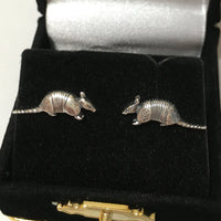 Unique Texan Armadillo Earring, Sterling Silver Armadillo Stud Earring, E8063 Birthday Wife Mom Girl Mother Gift, Texan Jewelry