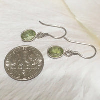 Beautiful Hawaiian Genuine Green Peridot Earring, Sterling Silver Peridot Dangle Earring, E8234 Birthday Wife Mom Mother Gift