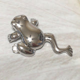 Magnifique boucle d'oreille et collier hawaïen en forme de grenouille, pendentif en argent sterling en forme de grenouille bondissante, cadeau d'anniversaire pour mère, épouse, maman, N6122