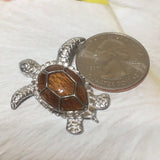 Collier unique et magnifique en véritable bois de koa hawaïen avec pendentif tortue de mer, en argent sterling, cadeau d'anniversaire pour maman, N8175A