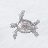 Magnifique collier et boucles d'oreilles en forme de tortue de mer hawaïenne, pendentif en argent sterling avec breloque tortue, cadeau d'anniversaire pour mère, épouse, maman et fille, N6126S