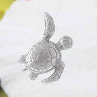 Magnifique collier et boucles d'oreilles en forme de tortue de mer hawaïenne, pendentif en argent sterling en forme de tortue hawaïenne, cadeau d'anniversaire pour mère, épouse, maman, N6127S