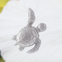 Magnifique collier de tortue de mer hawaïenne, pendentif tortue hawaïenne en argent sterling, cadeau d'anniversaire pour mère, épouse, maman, bijoux des îles, N6127