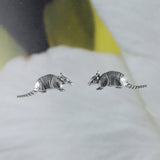 Unique Texan Armadillo Earring, Sterling Silver Armadillo Stud Earring, E8063 Birthday Wife Mom Girl Mother Gift, Texan Jewelry