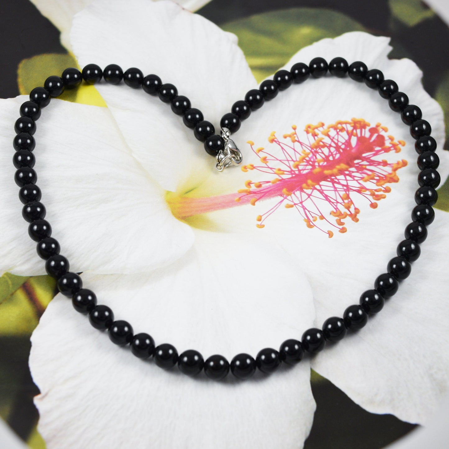 Unique Gorgeous Hawaiian Genuine Black Coral Necklace, Black Coral Round Bead Necklace, N3339 Birthday Mom Mother Gift, Island Jewelry