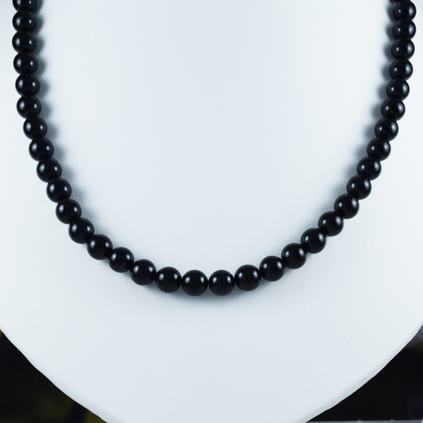 Unique Gorgeous Hawaiian Genuine Black Coral Necklace, Black Coral Round Bead Necklace, N3339 Birthday Mom Mother Gift, Island Jewelry