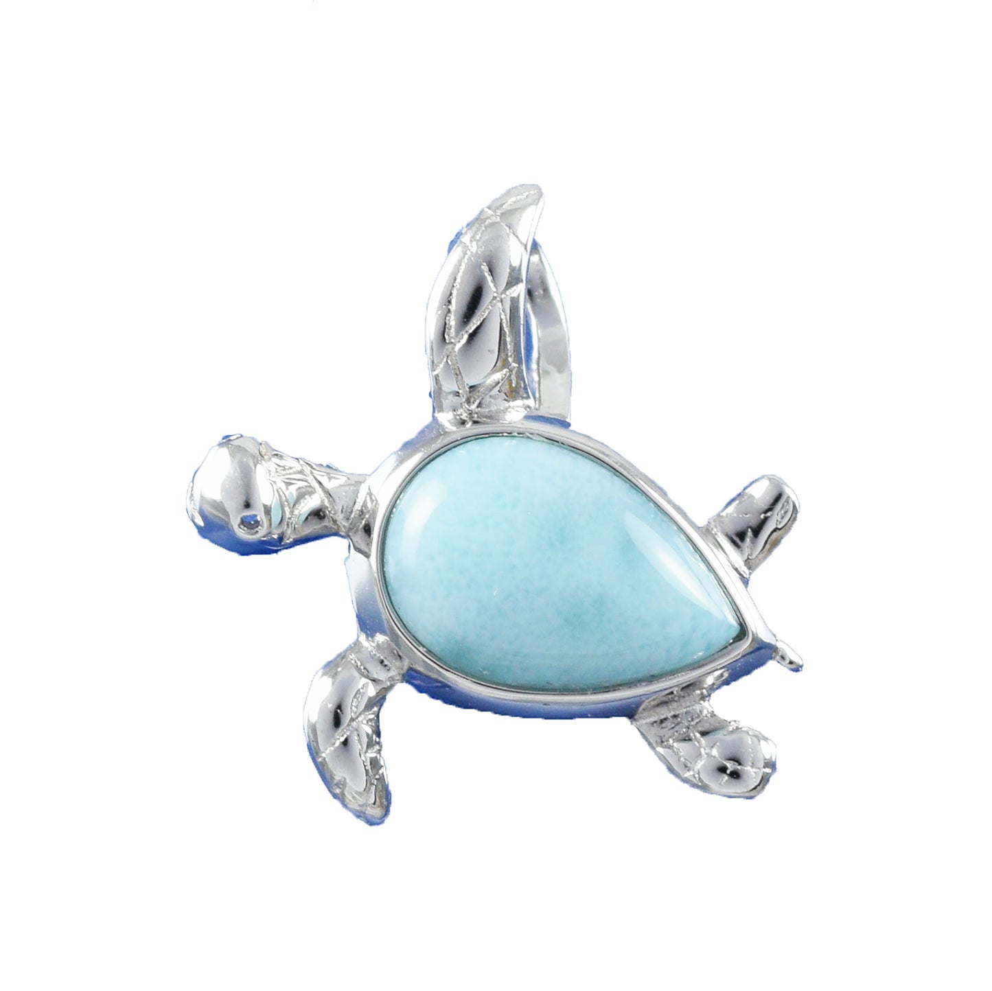 Boucles d'oreilles et collier uniques en véritable tortue de mer Larimar hawaïenne, pendentif en argent sterling avec tortue Larimar, cadeau d'anniversaire pour maman N8841SH