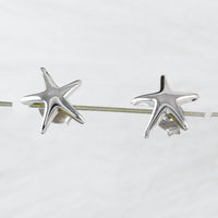 Pretty Hawaiian Starfish Earring, Sterling Silver Star Fish Stud Earring, E4005 Birthday Wife Mom Girl Mother Gift, Island Jewelry