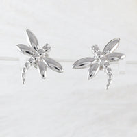 Unique Hawaiian Dragonfly Earring, Sterling Silver Dragonfly Stud Earring, E4111 Birthday Wife Mom Girl Mother Gift, Island Jewelry