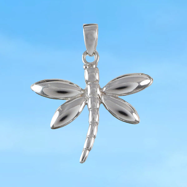 Magnifique collier libellule hawaïenne, pendentif libellule en argent sterling, cadeau d'anniversaire pour mère, épouse, maman, fille, bijoux des îles, N6115