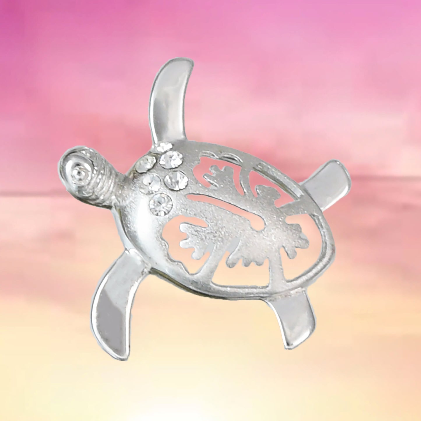 Collier unique en forme de tortue de mer hawaïenne et d'hibiscus, pendentif en argent sterling avec fleur d'hibiscus et oxyde de zirconium, cadeau d'anniversaire pour mère, épouse, maman et fille, N2024