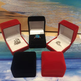 Unique Stunning Hawaiian Blue Opal Amethyst Ring, Sterling Silver Blue Opal Amethyst Ring, R2447 Birthday Mom Valentine Gift, Statement PC